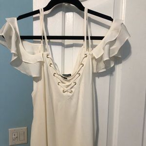 Gently Worn Express Lace Up Top
